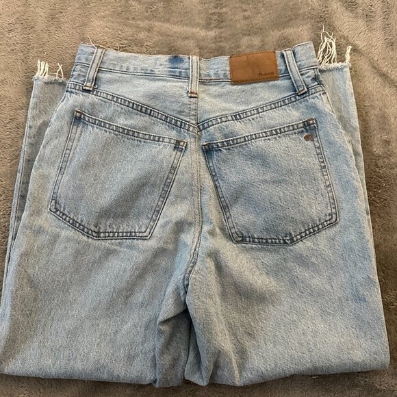 Madewell Jeans size 26 Balloon Barrel Leg Light Wash Front Yoke - Picture 9 of 9